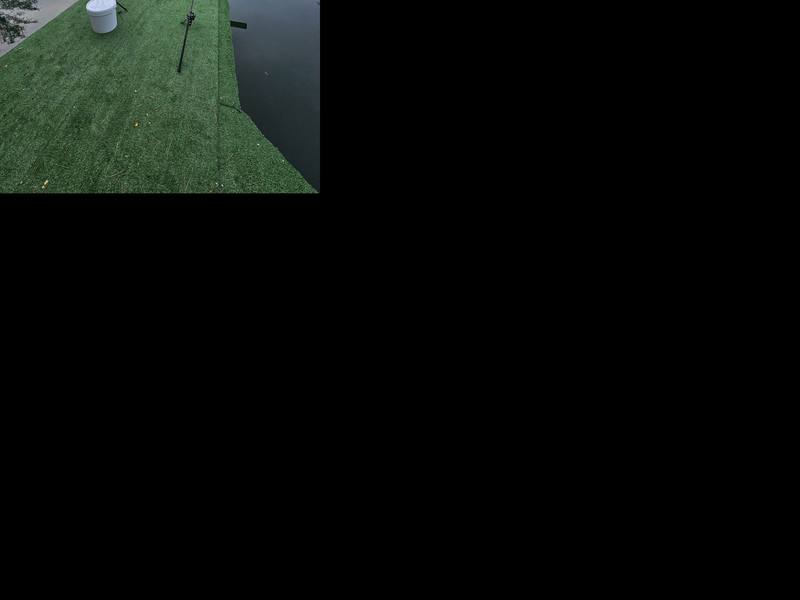 Poste de pêche au coucher de soleil